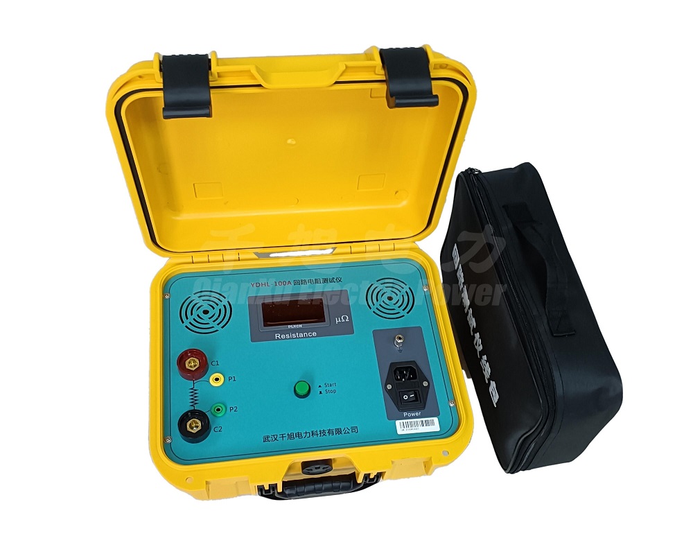 定期測量高壓開關的接觸電阻的意義是什么?(圖1) 回路電阻測試儀 QXHL-100A.jpg