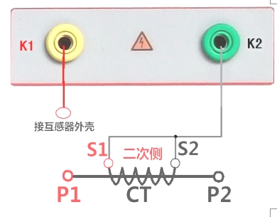 互感器伏安特性測試儀接線及操作(圖5) CT電流互感器交流耐壓試驗接線.png