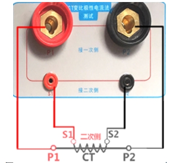 互感器伏安特性測試儀接線及操作(圖3) CT電流互感器變比極性試驗接線圖.png