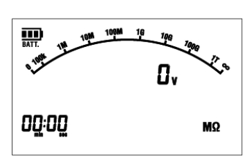 絕緣電阻測試儀操作接線步驟一覽(圖1) 絕緣電阻測試儀開機畫面.png