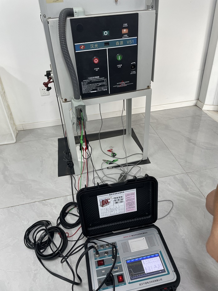 高壓開關機械動特性測試儀接線操作方法(圖4) 高壓開關動特性測試儀接線圖.jpg