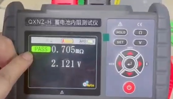 蓄電池內(nèi)阻測(cè)試操作接線講解介紹(圖4) 蓄電池內(nèi)阻測(cè)試操作接線講解介紹(圖4)