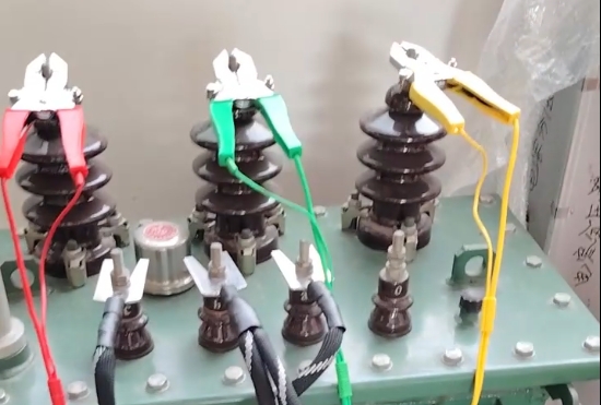 變壓器空負(fù)載試驗(yàn)接線操作介紹(圖10) 變壓器負(fù)載試驗(yàn)變壓器接線部分.png